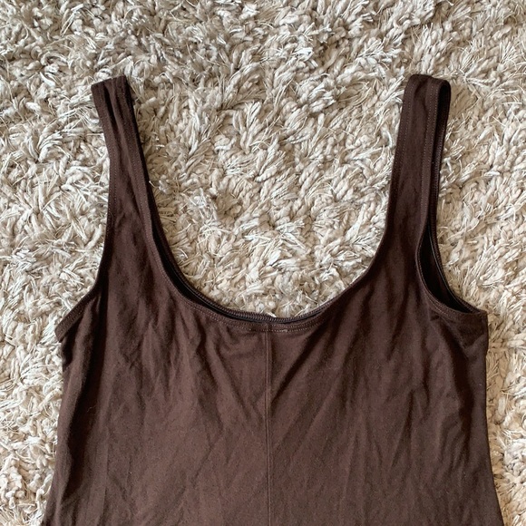 COSABELLA Brown Jersey Knit Maxi Dress - Picture 7 of 7